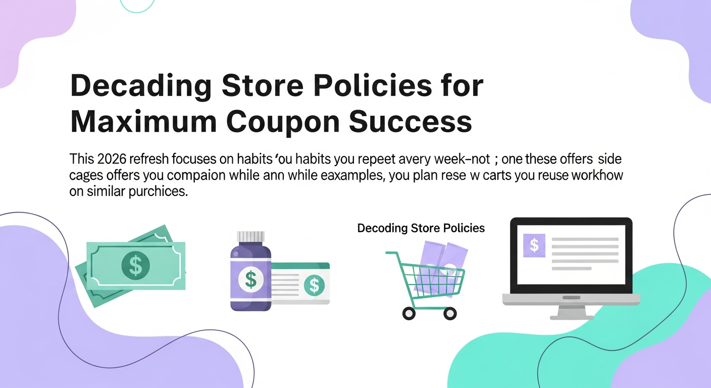 Decoding Store Policies for Maximum Coupon Success