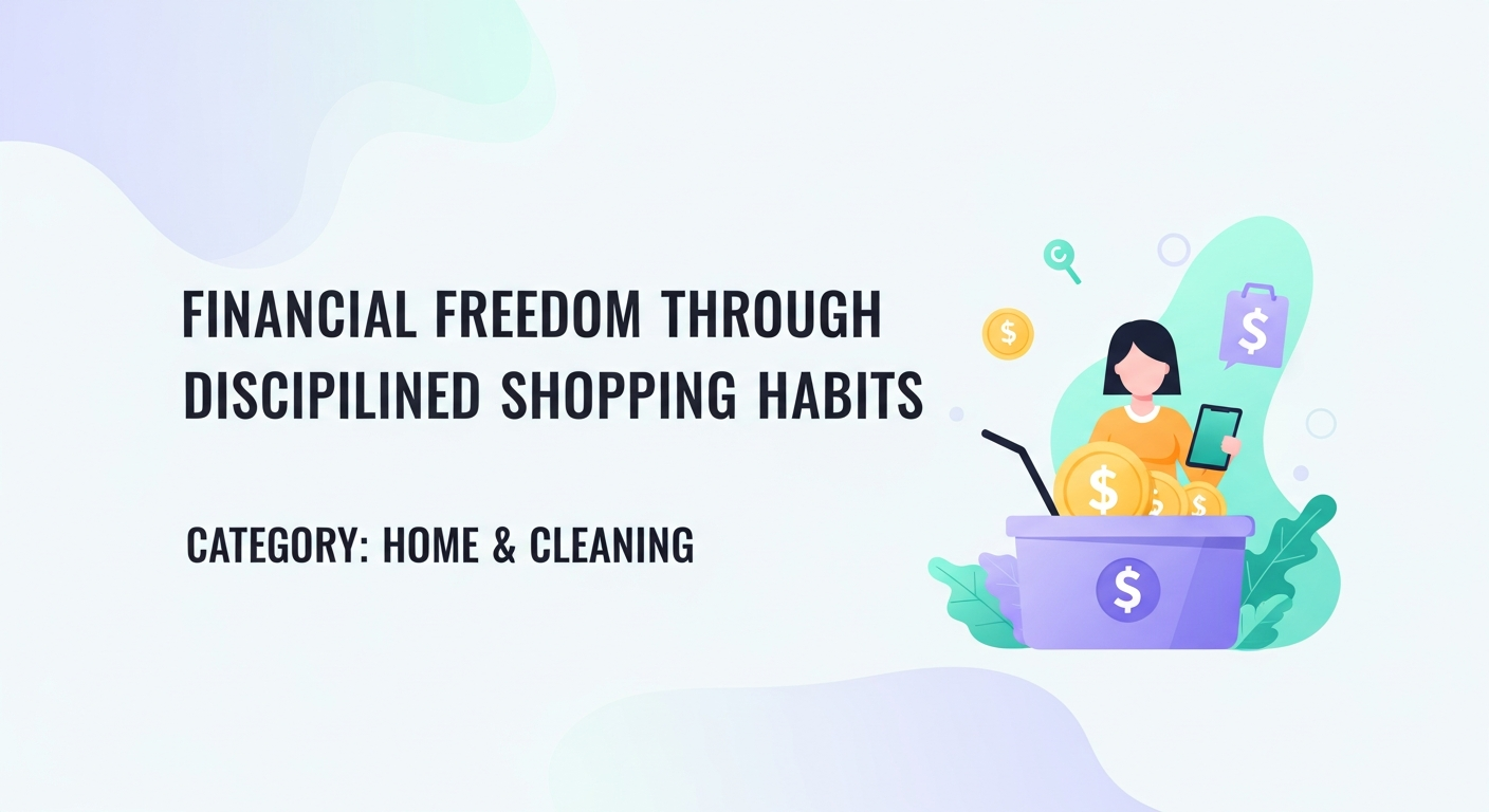 Financial Freedom Through disciplined Shopping Habits
