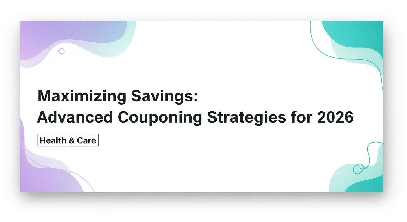 Maximizing Savings: Advanced Couponing Strategies for 2026