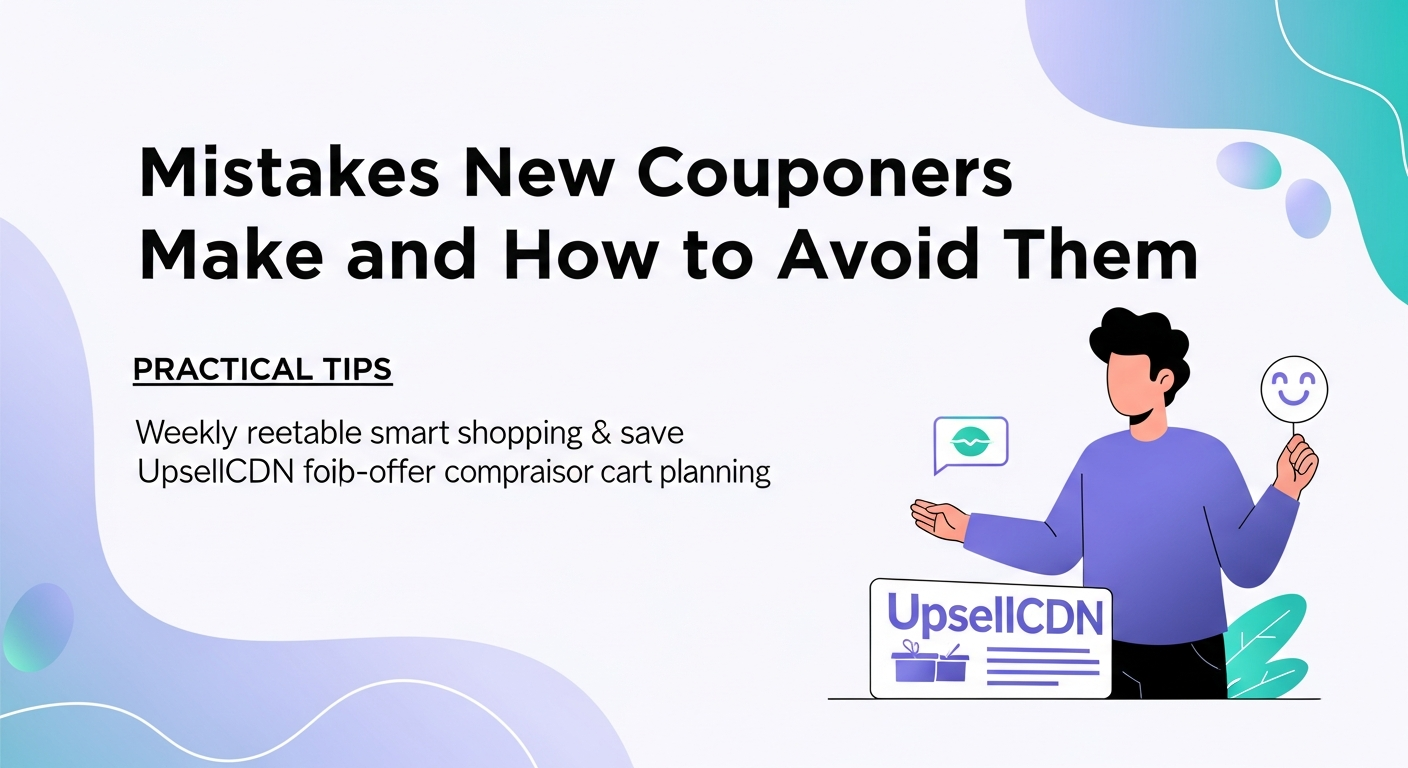 Mistakes New Couponers Make and How to Avoid Them