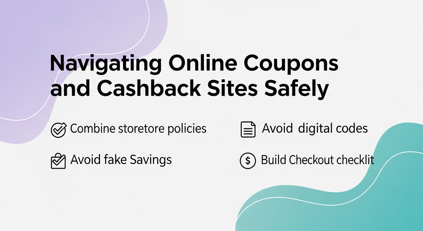 Navigating Online Coupons and Cashback Sites Safely