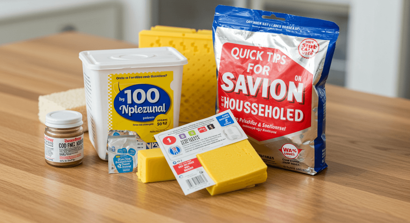 Quick Tips for Saving on Household Essentials